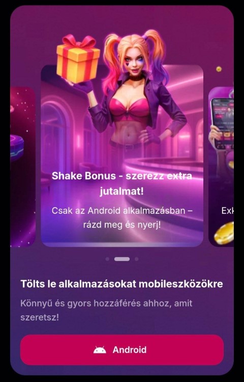 Töltsd le az NV Casino Android alkalmazást és nyerj Shake Bónuszt
